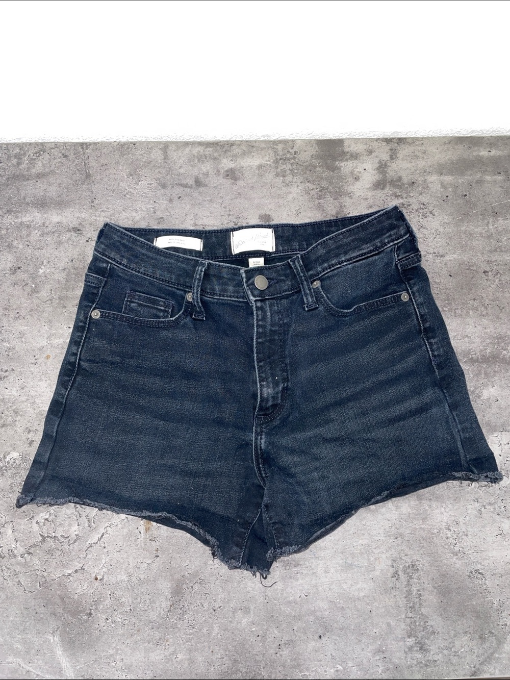 Dark Wash Denim Jean Shorts